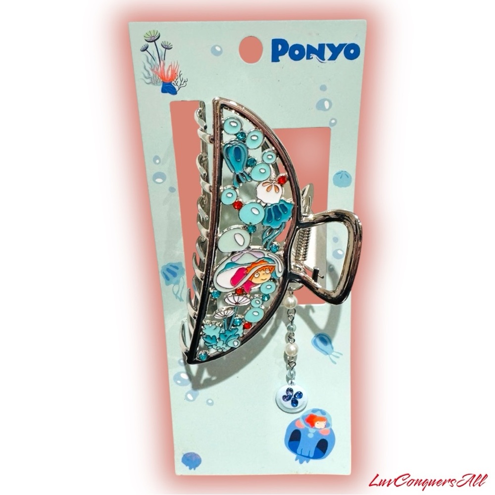 Studio Ghibli Ponyo Bubbles Claw Hair Clip